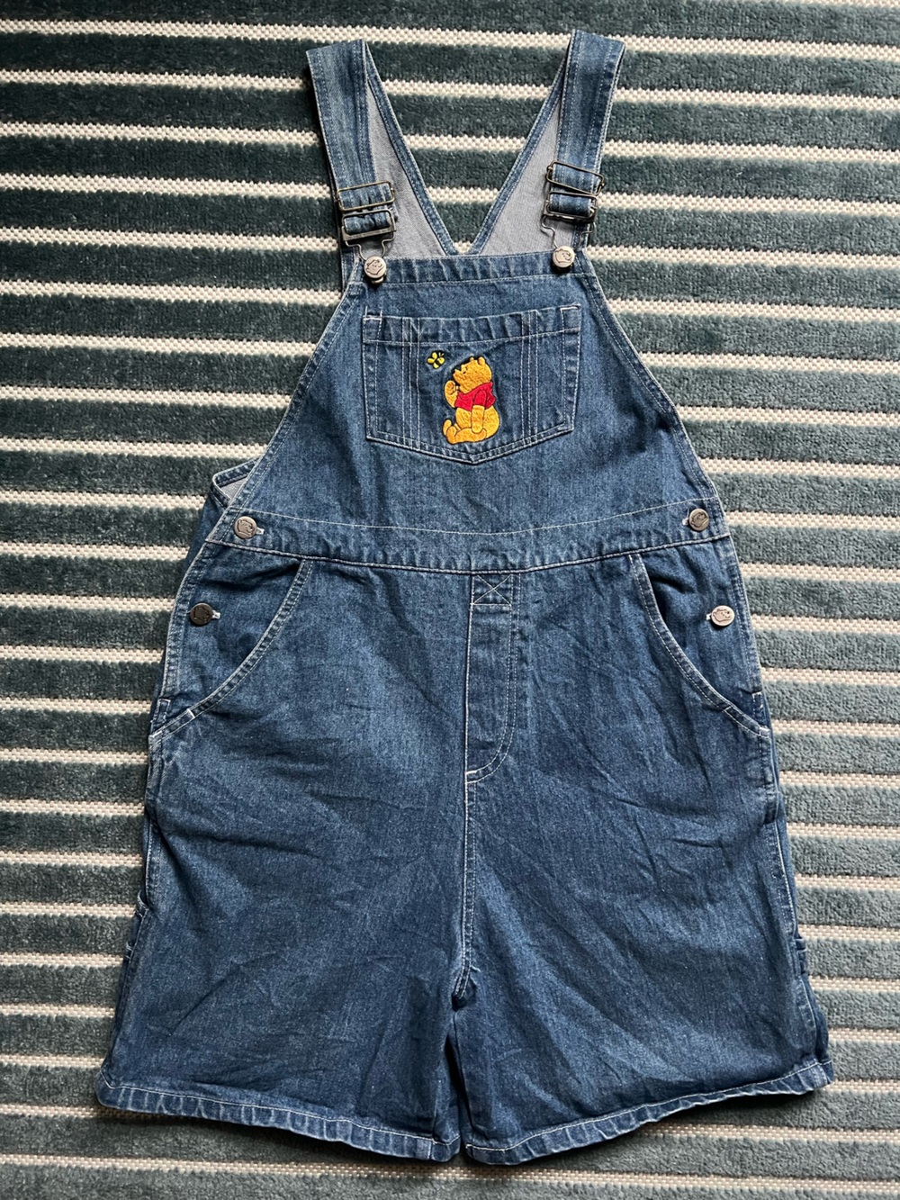 Vintage Disney Pooh Denim Shortalls
